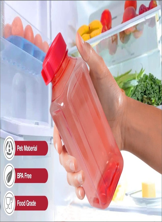 Wonder Homeware Prime Atlanta 600 Premium Fridge Bottle Set,12 Bottles, 600 ml, Red Color - Image 4